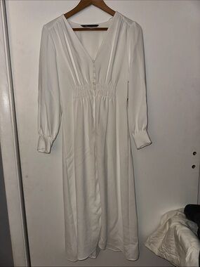 Zara | Dresses | Nwt Zara Abstract Women S Black White Long Sleeve Mini Dressvneck Button Front | Poshmark Zara | Dresses | Nwt Zara Abstract Women S Black White Long Sleeve Mini Dressvneck Button Front | Poshmark